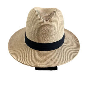 𝅺furtalk straw hat, size medium 22 “ circumference. In good condition